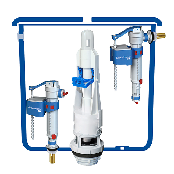 Mecanismo de pulsador completo dual